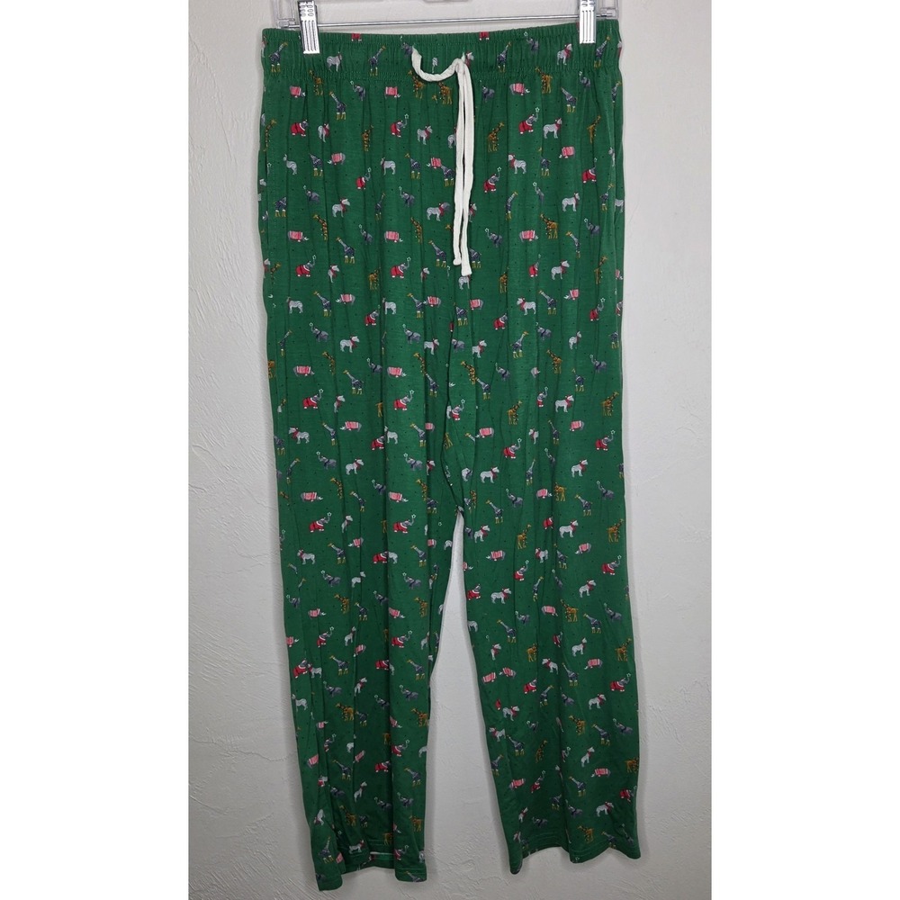 Magnetic Me Holiday Sleep Pajama Pants Bottoms Women's‎ Size Large Jungle Bells